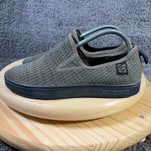 Five Ten Sleuth Cycling Shoe Womens Size 8.5 Green Woven Fabric Slip On Sneaker